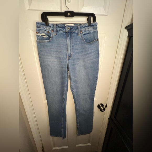 Abercrombie & Fitch Women’s 30 10R Curve Love The Skinny High Rise Blue Jeans AF - Picture 3 of 16